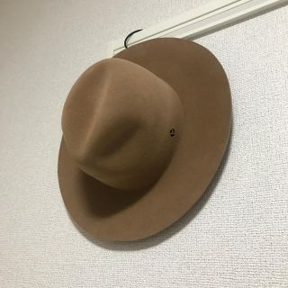 アンダーカバー(UNDERCOVER)のアンダーカバー × キジマタカユキ ワイドブリム ハット ベージュ 即完売(ハット)