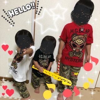 ヒステリックミニ(HYSTERIC MINI)の♡専用♡HGMＴシャツ▷90cm 難あり(Tシャツ/カットソー)