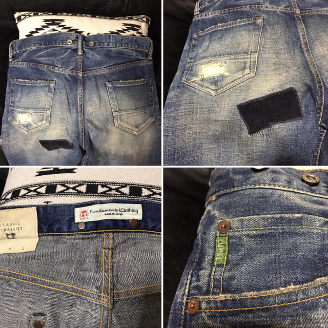☆ FDMTL ☆》リペアヴィンテージ加工デニム 刺し子デニム ☆ FDMTL ☆》リペアヴィンテージ加工デニム 刺し子デニム