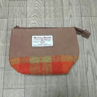 ハリスツイード(Harris Tweed)の未使用 ☆ Harris Tweed 切り替え ポーチ(ポーチ)