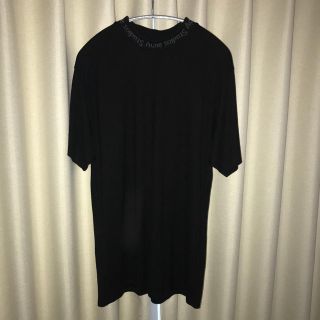 アクネ(ACNE)のacne studios black navid shirt(Tシャツ/カットソー(半袖/袖なし))