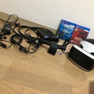 プレイステーションヴィーアール(PlayStation VR)のVR カメラ、ソフト2本付き(家庭用ゲーム機本体)