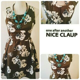 ナイスクラップ(NICE CLAUP)の9月末迄❕花柄ワンピース(ひざ丈ワンピース)