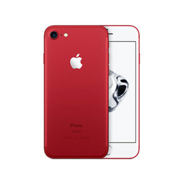 Apple(アップル)のiPhone7 Red 超美品 SIMフリー スマホ/家電/カメラのスマートフォン/携帯電話(スマートフォン本体)の商品写真