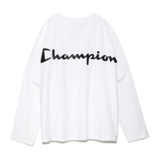 フレイアイディー(FRAY I.D)の【FRAY I.D×Champion】バックプリントロングTシャツ (Tシャツ(長袖/七分))