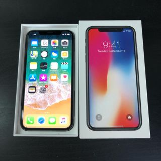 アイフォーン(iPhone)のiPhone X 64GB SIMフリー(スマートフォン本体)