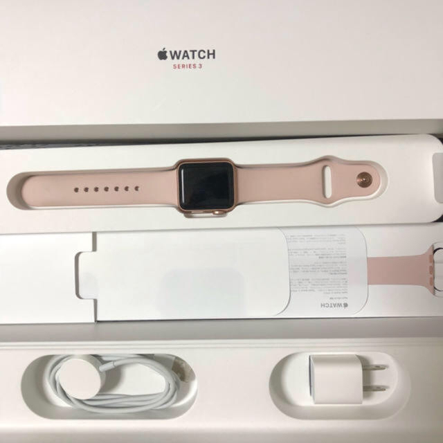 【美品】apple watch ゴールド セルラー 38mm