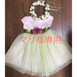 キャサリンコテージ(Catherine Cottage)の♡キッズドレス  100♡ネックレス 花冠 付き♡(ドレス/フォーマル)