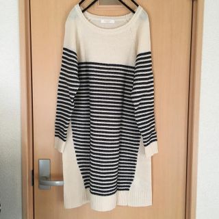 ショコラフィネローブ(chocol raffine robe)のショコラフィネローブ chocolraffinerobe ニットワンピース(ニット/セーター)