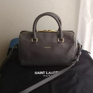 サンローラン(Saint Laurent)のSAINT LAURENT ベイビー ダッフル ミニ ショルダーバッグ レザー(ショルダーバッグ)