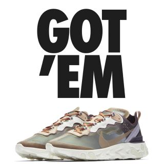 アンダーカバー(UNDERCOVER)のnike×undercover react element (スニーカー)