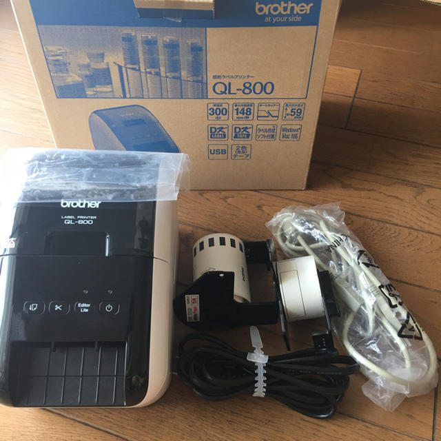 brother ブラザー工業 感熱ラベルプリンター QL-800の通販 by 美柚樹｜ブラザーならラクマ