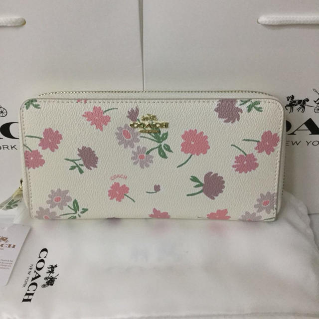 PVC×レザーカラーCOACH  コーチ  長財布