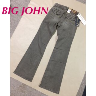 ビッグジョン(BIG JOHN)のE【新品】ビッグジョン レディースデニム レディースジーンズ  カーキ色 63㎝(デニム/ジーンズ)