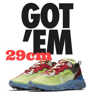 ナイキ(NIKE)のUNDERCOVER x NIKE REACT ELEMENT 87 29cm(スニーカー)