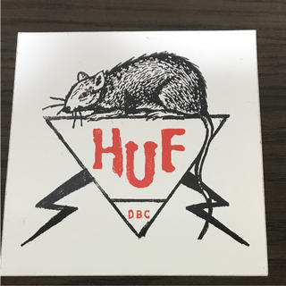 ハフ(HUF)の【縦10cm横10cm】HUF レアステッカー (ステッカー)