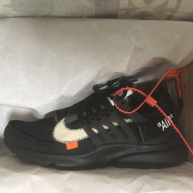日本最大の OFF-WHITE スニーカー - Black Presto Air ten the off-white NIKE スニーカー 日本最大の OFF-WHITE スニーカー - Black Presto Air ten the off-white NIKE スニーカー