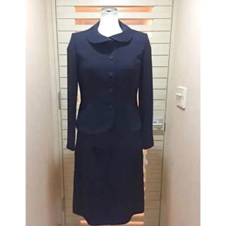 ハナエモリ(HANAE MORI)のハナエモリ（ALMA  EN  ROSE）新品11号お受験濃紺ワンピーススーツ (スーツ)