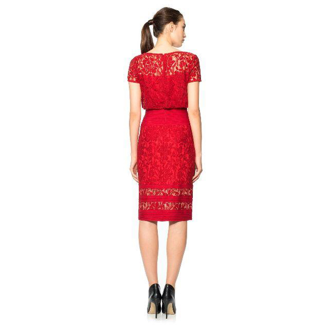 TADASHI SHOJI(タダシショウジ)の2017新色 2 Tadashi Shoji ドレス 膝丈ワンピース クリスマス レディースのワンピース(ひざ丈ワンピース)の商品写真