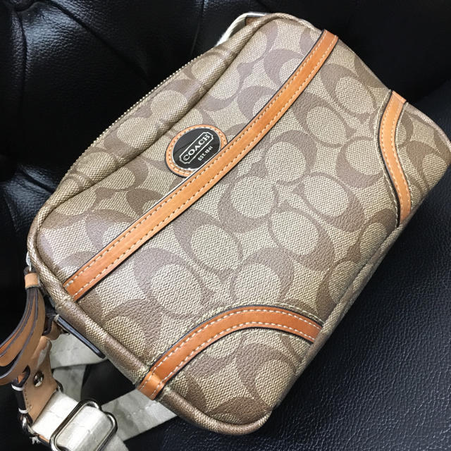 COACH ショルダーバック ブラウン