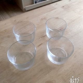 イケア(IKEA)のIKEA  浅型グラス容器 4個セット(グラス/カップ)