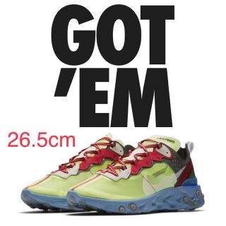 アンダーカバー(UNDERCOVER)のNIKE react element 87 アンダーカバー リアクトエレメント(スニーカー)