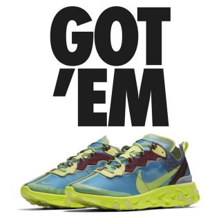 アンダーカバー(UNDERCOVER)のNIKE REACT ELEMENT 87 UNDERCOVER(スニーカー)