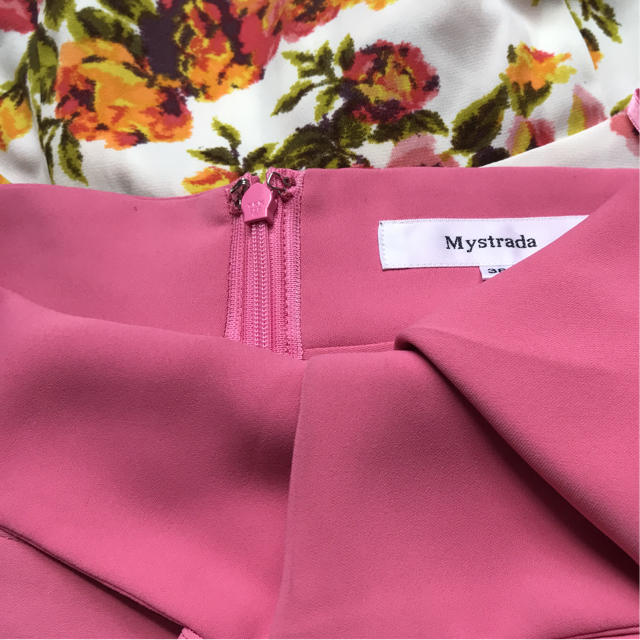 Mystrada(マイストラーダ)のマイストラーダ ペンシルスカート ピンク ハイウエスト レディースのスカート(ひざ丈スカート)の商品写真