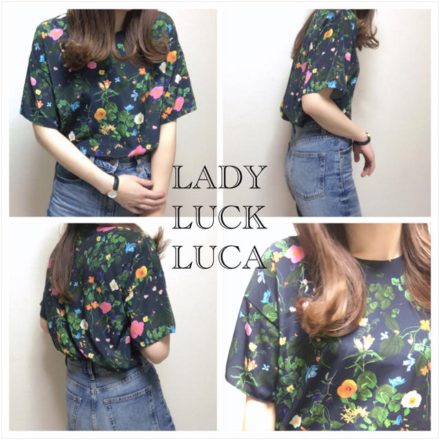 LUCA(ルカ)のLUCA 花柄ブラウス レディースのトップス(シャツ/ブラウス(半袖/袖なし))の商品写真