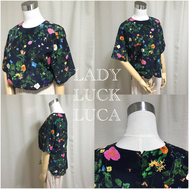 LUCA(ルカ)のLUCA 花柄ブラウス レディースのトップス(シャツ/ブラウス(半袖/袖なし))の商品写真