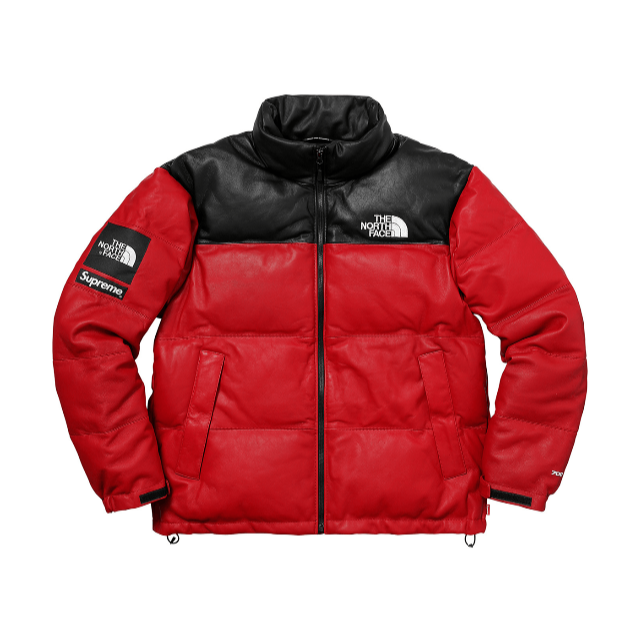 Supreme(シュプリーム)の2017AW Supreme North Face Leather Nuptse メンズのジャケット/アウター(ダウンジャケット)の商品写真