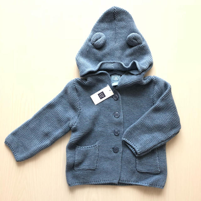 babyGAP(ベビーギャップ)の【チョッパー様専用】くまのセーターパーカー 80cm❇︎baby GAP キッズ/ベビー/マタニティのベビー服(~85cm)(ニット/セーター)の商品写真