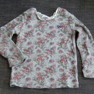 ハッカベビー(hakka baby)のハッカベビー　トップス　グレー　90　長袖(Tシャツ/カットソー)