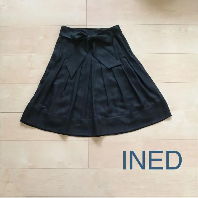 INED(イネド)のINED♡Aラインスカート 7号 S レディースのスカート(ひざ丈スカート)の商品写真