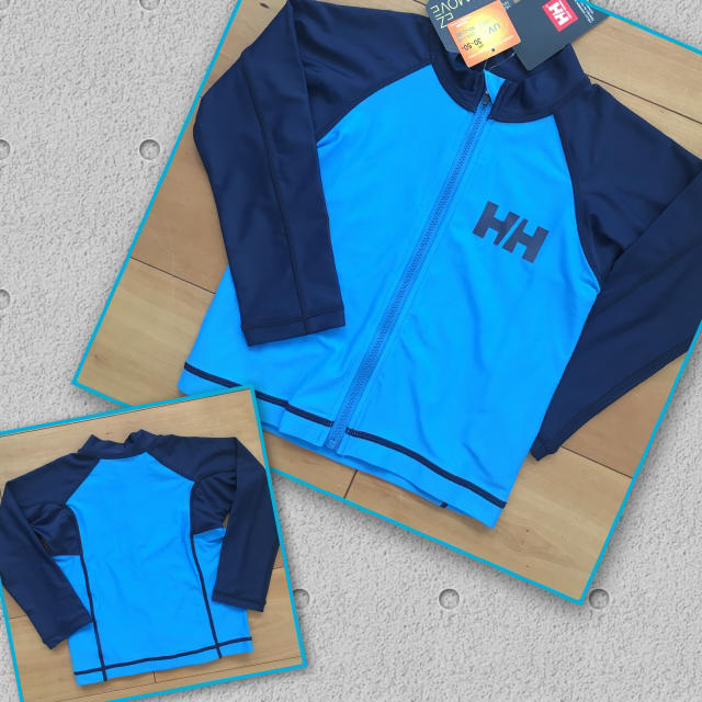 HELLY HANSEN(ヘリーハンセン)の新品 ヘリーハンセン ラッシュガード&ウォーターショーツ 100/110 キッズ/ベビー/マタニティのキッズ服男の子用(90cm~)(水着)の商品写真