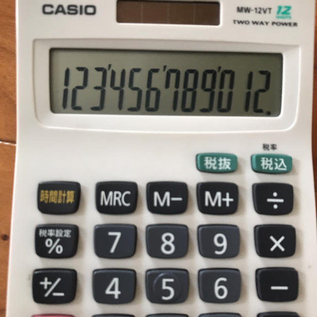 CASIO(カシオ)のCASIO電卓 スマホ/家電/カメラの生活家電(その他)の商品写真