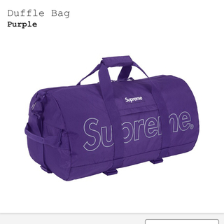 シュプリーム(Supreme)のTAA様専用 duffle bag 2018aw purple(ボストンバッグ)