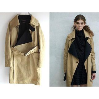 ヨウジヤマモト(Yohji Yamamoto)の美品 定価86400円 Y's タケシコウサカ 変形トレンチコート 1(トレンチコート)