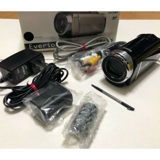 ケンウッド(KENWOOD)のEvrio ビデオカメラ 付属品付 GZ-E265-B(ビデオカメラ)