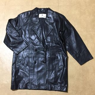 PIERRE BALMAIN(ピエールバルマン) レザー(ラム)ロングコート