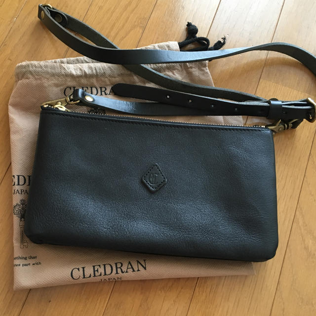 CLEDRAN(クレドラン)のクレドラン ショルダー バッグ サコッシュ ブラック レディースのバッグ(ショルダーバッグ)の商品写真