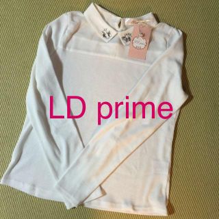 エルディープライム(LD prime)の新品♡襟元ビジューブラウス(シャツ/ブラウス(長袖/七分))