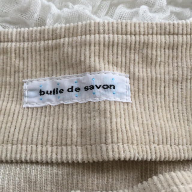 bulle de savon(ビュルデサボン)のビュルデサボン ボタン付き コーデュロイスカート ウエスト調節可能 ニコアンド レディースのスカート(ひざ丈スカート)の商品写真