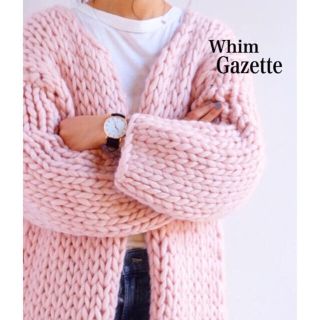 トゥデイフル(TODAYFUL)のWhim Gazette ハンドニットカーディガン (カーディガン)