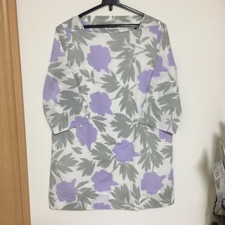 マリメッコ(marimekko)のマリメッコ  花柄 チュニック 五分丈(チュニック)