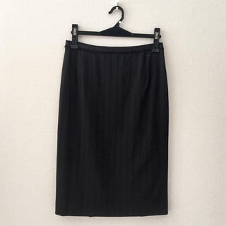 ランバンコレクション(LANVIN COLLECTION)のLANVIN♡黒色の膝丈スカート(ひざ丈スカート)