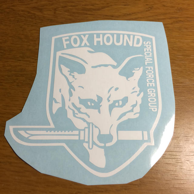 キツネ ステッカー 10センチ メタルギア Foxhoundの通販 By きま子 S Shop ラクマ