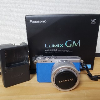 パナソニック(Panasonic)のマサ様専用 LUMIX DMC-GM1SK ブルー 中古(ミラーレス一眼)