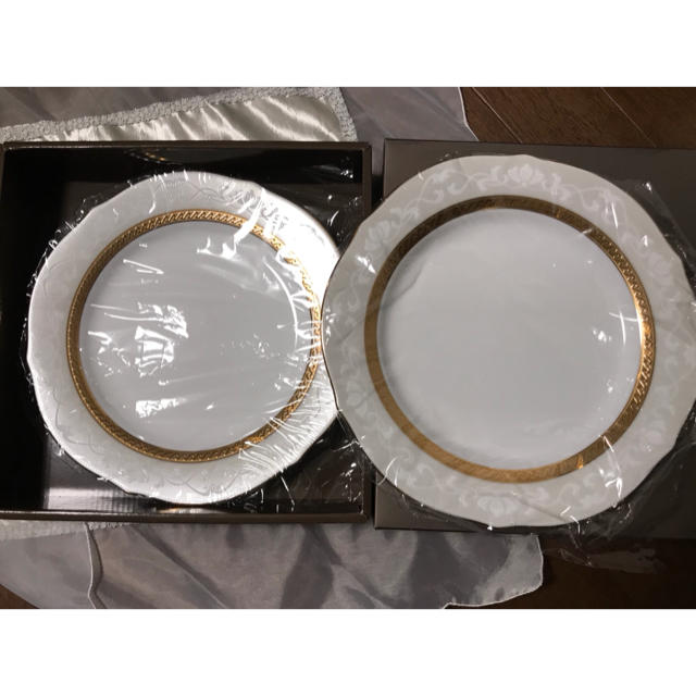 Noritake(ノリタケ)の#84 新品 NORITAKE 皿 ペアセット インテリア/住まい/日用品のキッチン/食器(食器)の商品写真