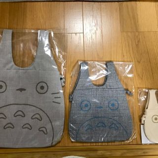 郵便局限定となりのトトロ巾着トートバック三点セット(キャラクターグッズ)